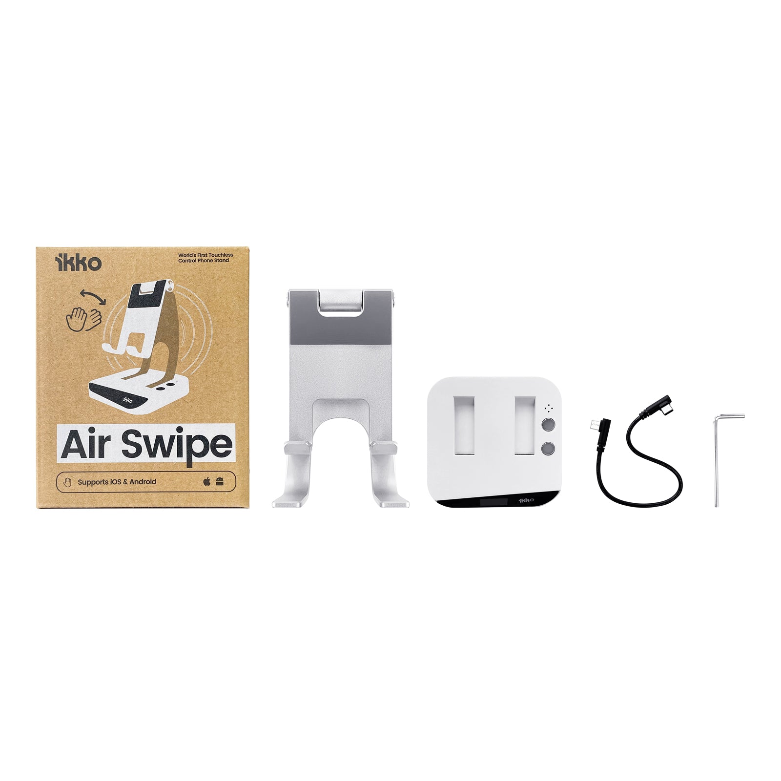 Air Swipe - Touchless Control Phone Stand