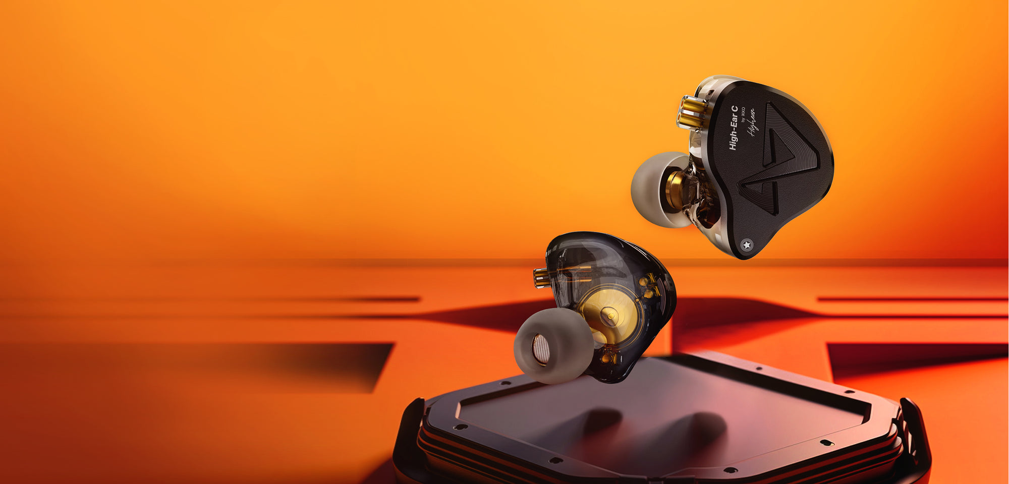 HighEar C Golden Tone InEar Monitors High Fidelity iKKO Audio