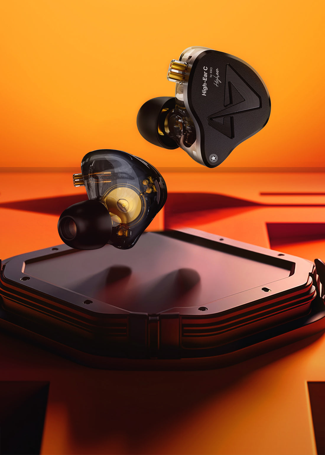 HighEar C Golden Tone InEar Monitors High Fidelity iKKO Audio